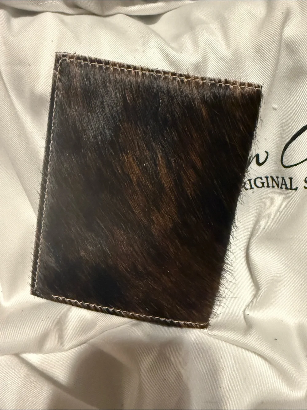 Haircalf Bi-Fold Wallet in Dark Brown